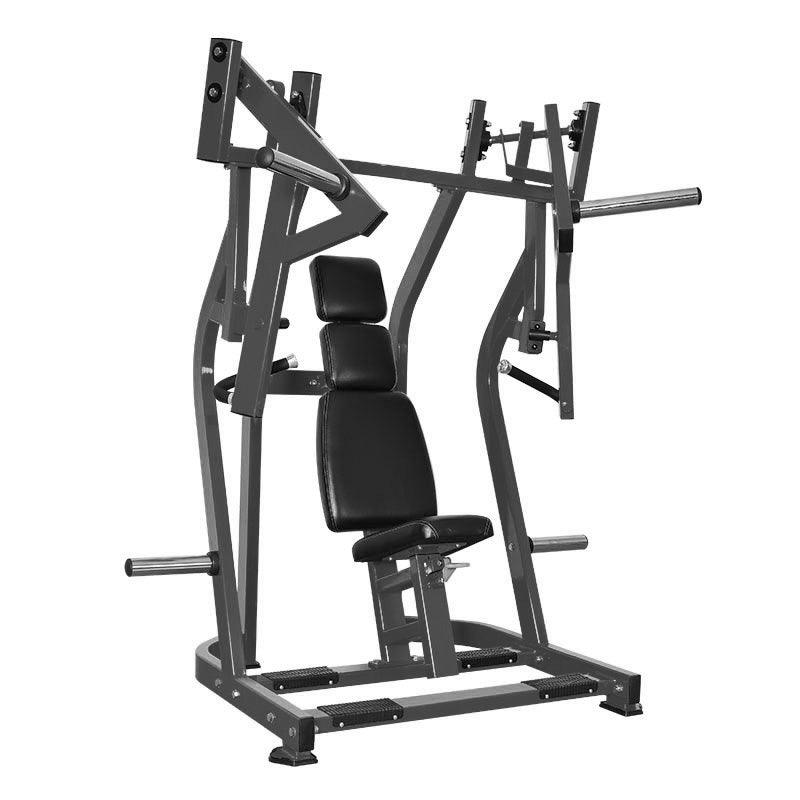 Excel Iso - Lateral Bench Press - Muscle D Fitness - Plate Loaded Chest Press - Piston Assisted Seat Adjustment - Grit Grind Strength