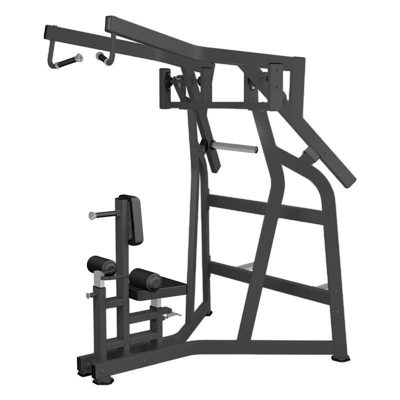 Excel Iso - Lateral High Row - Muscle D Fitness - Plate Load High Row - Gas Shock Assisted Seat Adjustment - Grit Grind Strength