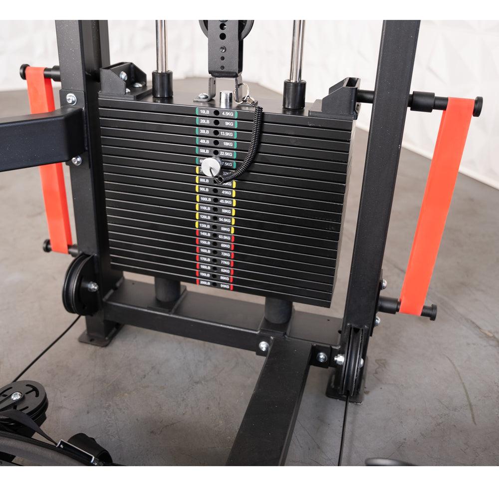 Excel Selectorized Hip Thrust Glute - Muscle D Fitness - Selectorized Glute Drive - Band Compatable - Grit Grind Strength