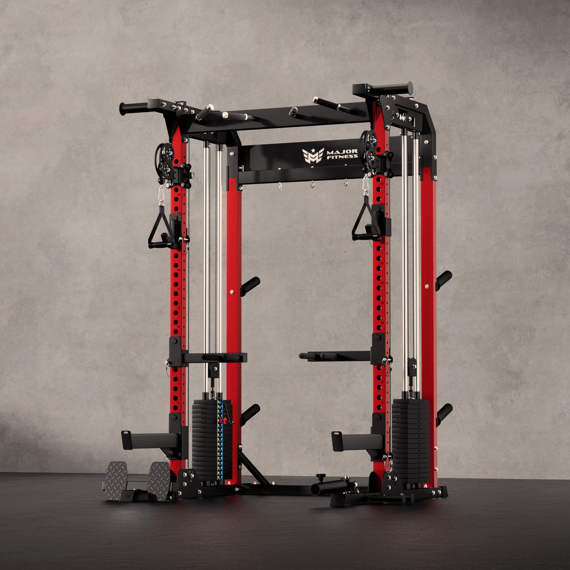 F22 Pro Power Rack All - In - One Home Gym, with Dual Independent Pulley System - Grit Grind Strength
