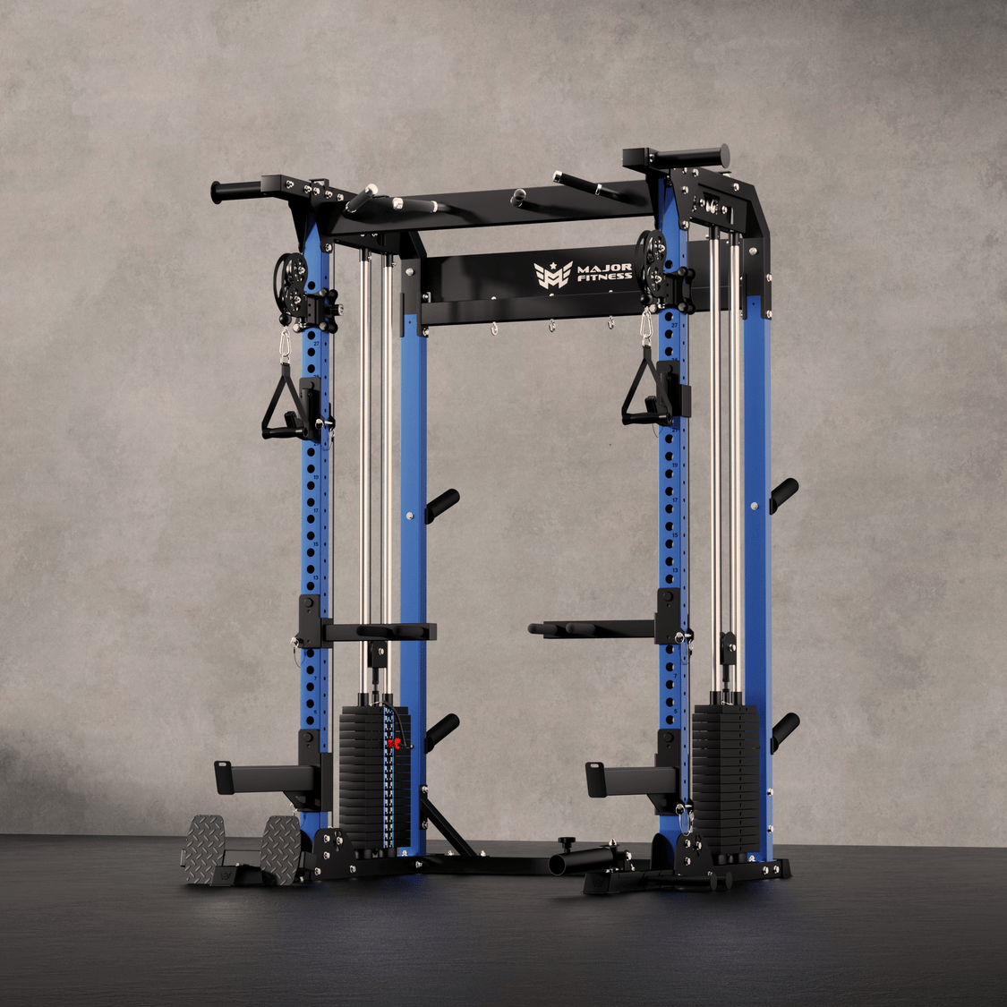 F22 Pro Power Rack All - In - One Home Gym, with Dual Independent Pulley System - Grit Grind Strength