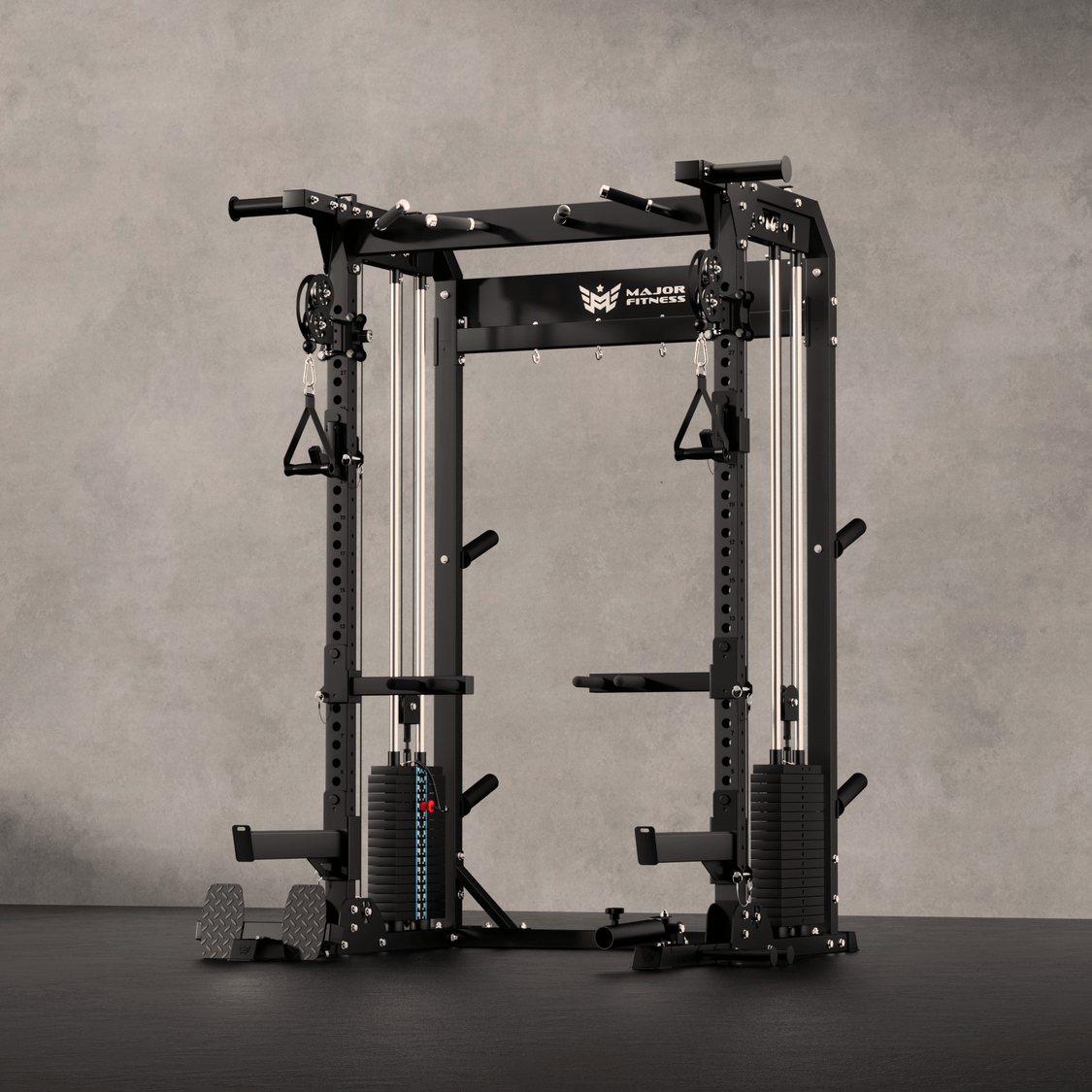 F22 Pro Power Rack All - In - One Home Gym, with Dual Independent Pulley System - Grit Grind Strength