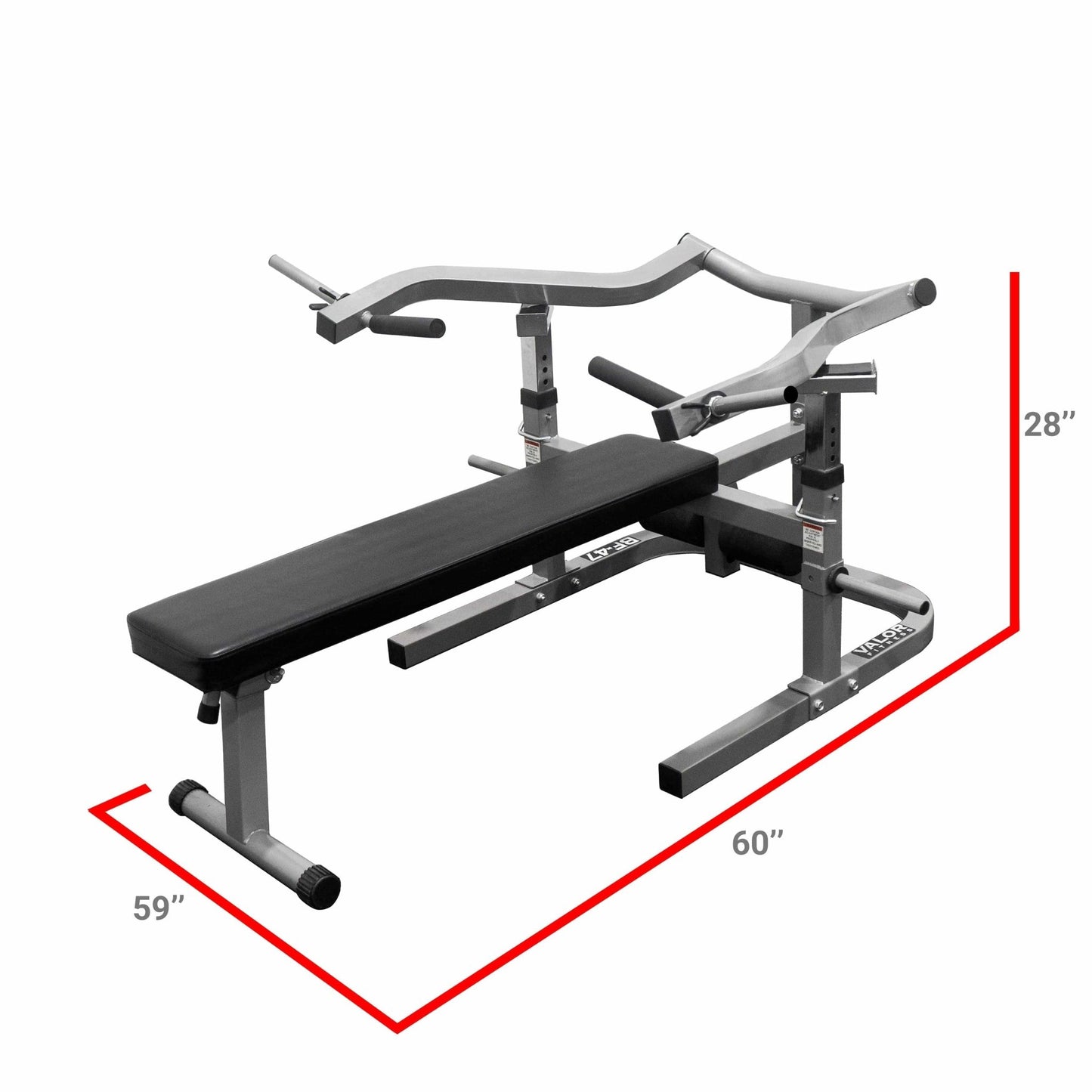 Flat - Incline Bench Press Machine w/ Converging Arms - Grit Grind Strength