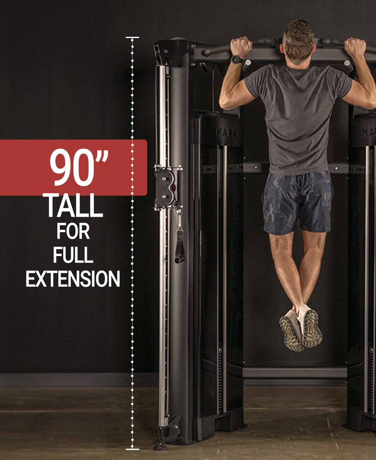 Functional Trainer With Dual 230 lb Weight Stacks - Grit Grind Strength