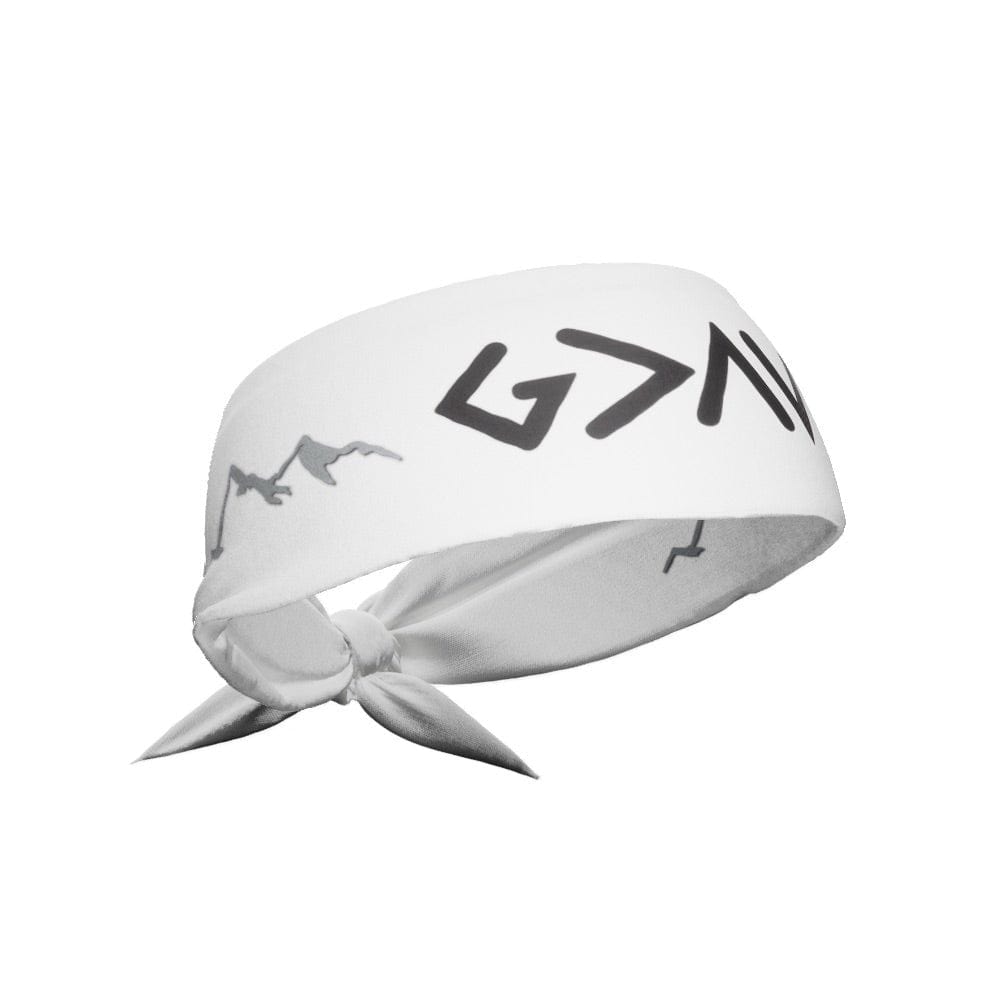 God Is Greater Than The Highs and Lows Tie Headband - Grit Grind Strength