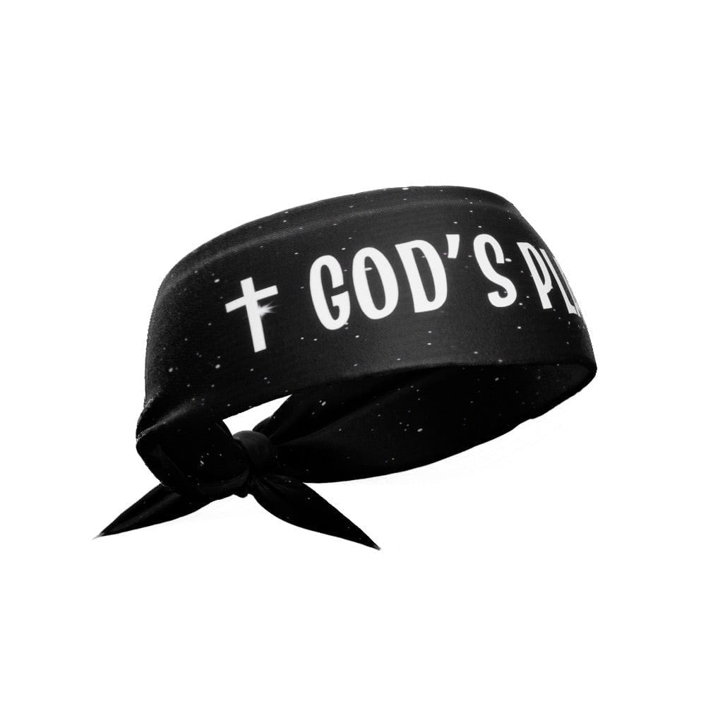 God's Plan Tie Headband - Grit Grind Strength