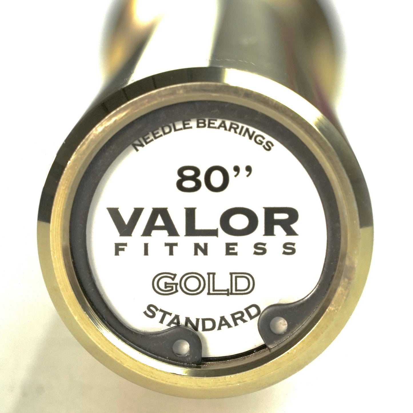 Gold Coated Needle Bearing Barbell - Grit Grind Strength