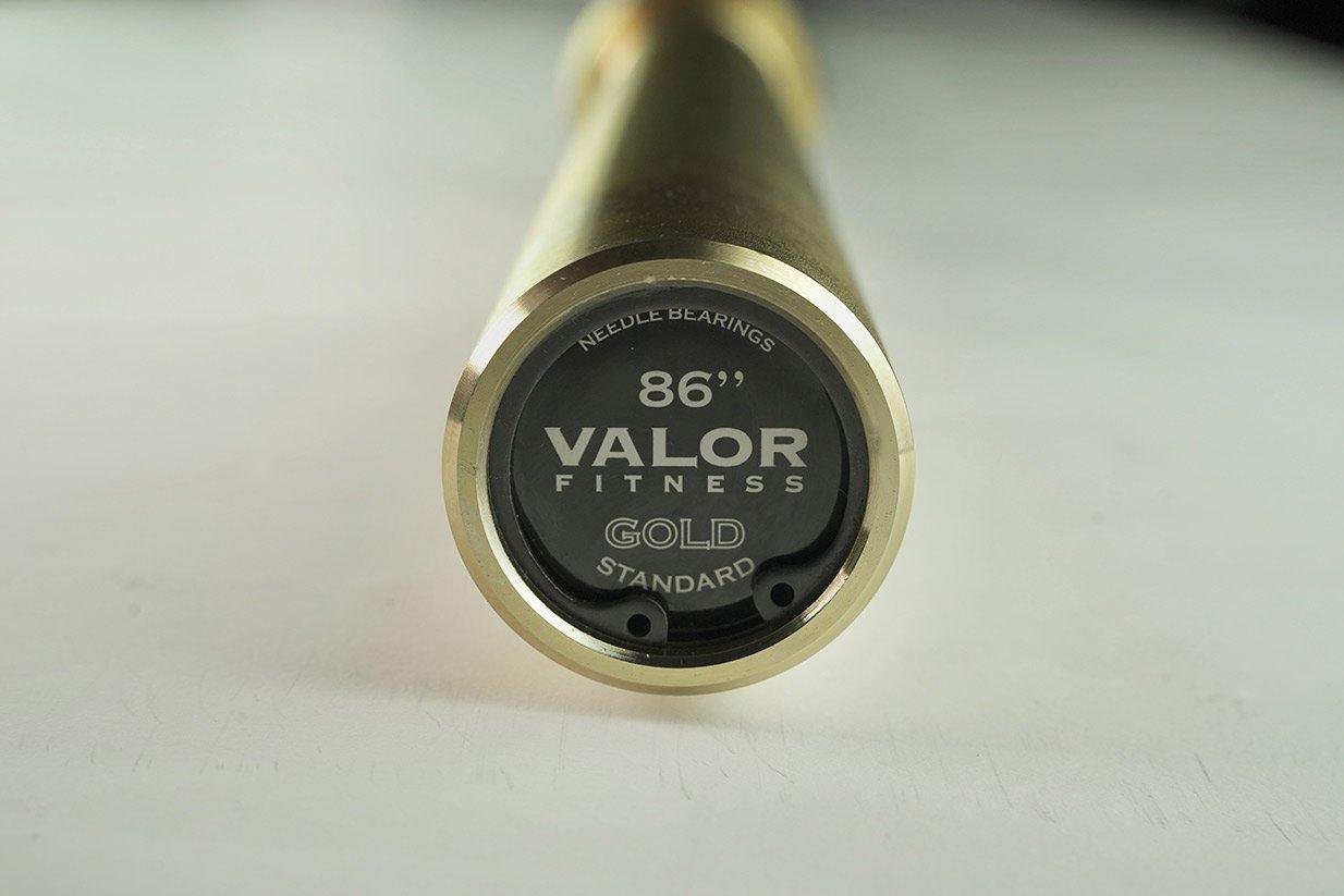Gold Coated Needle Bearing Barbell - Grit Grind Strength