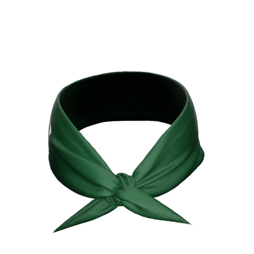 Green Tie Headband - Grit Grind Strength