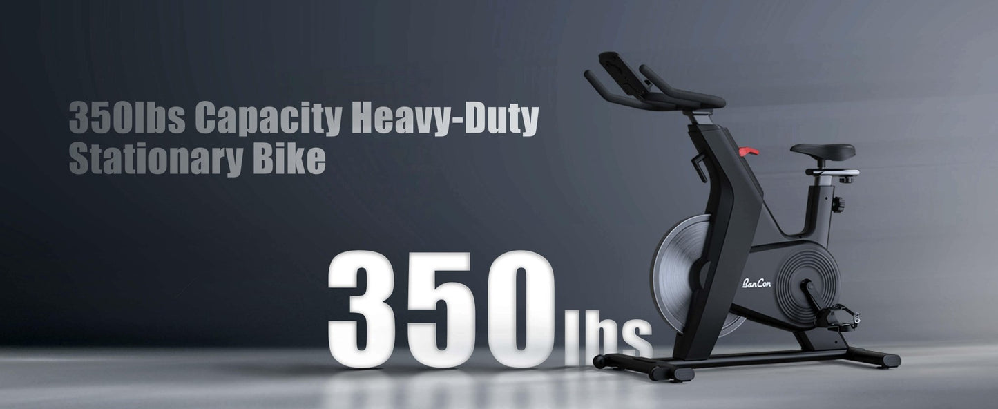 Home Upright Bike - Muscle D Fitness - Exercise Bike - Adjustable Seat and Handle Bars - Grit Grind Strength