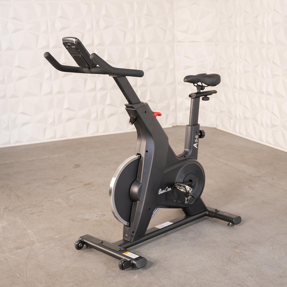 Home Upright Bike - Muscle D Fitness - Exercise Bike - Adjustable Seat and Handle Bars - Grit Grind Strength