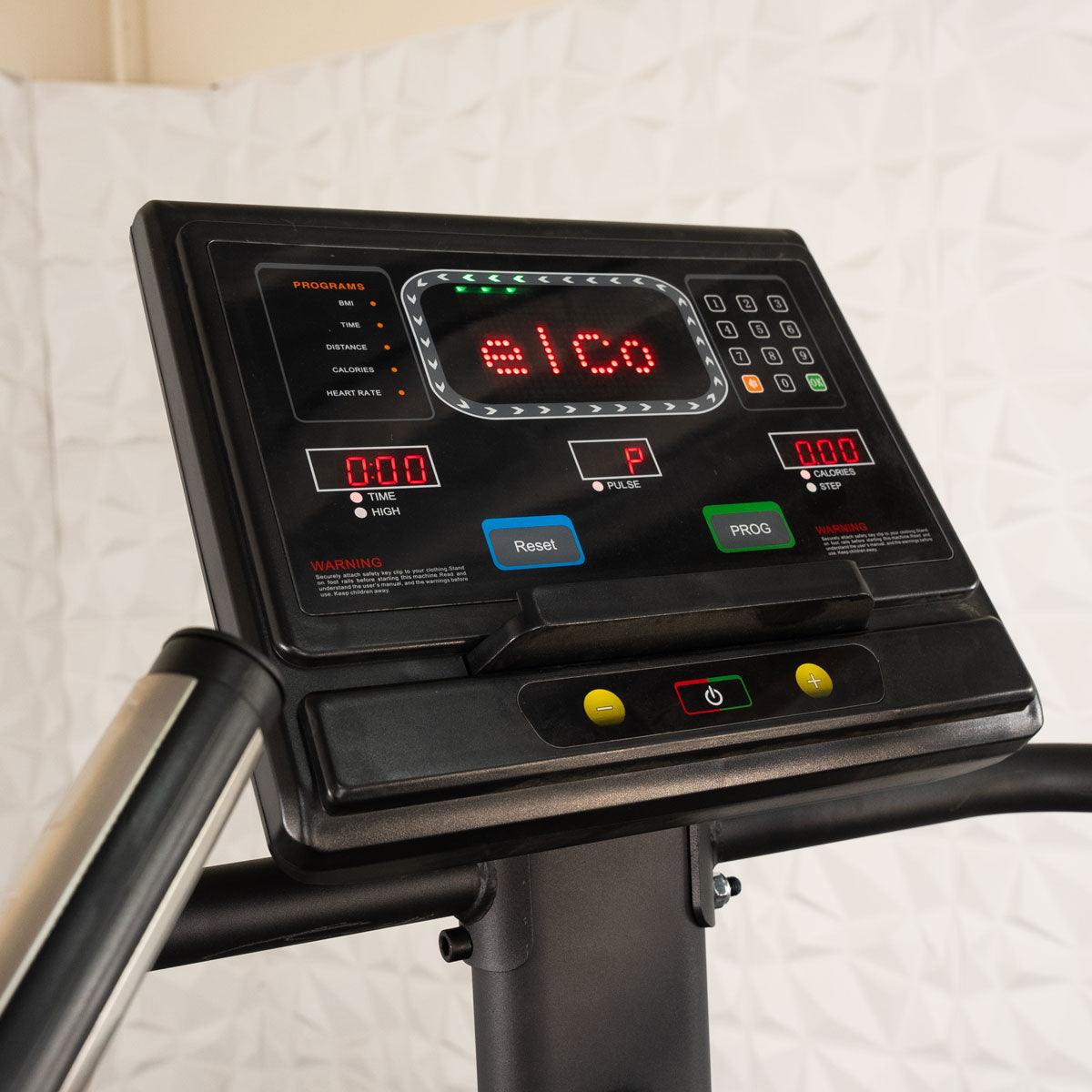Light Commercial Stair Climber Stepmill LED Display Heart Rate Monitor Heavy Duty Chain Drive - Grit Grind Strength