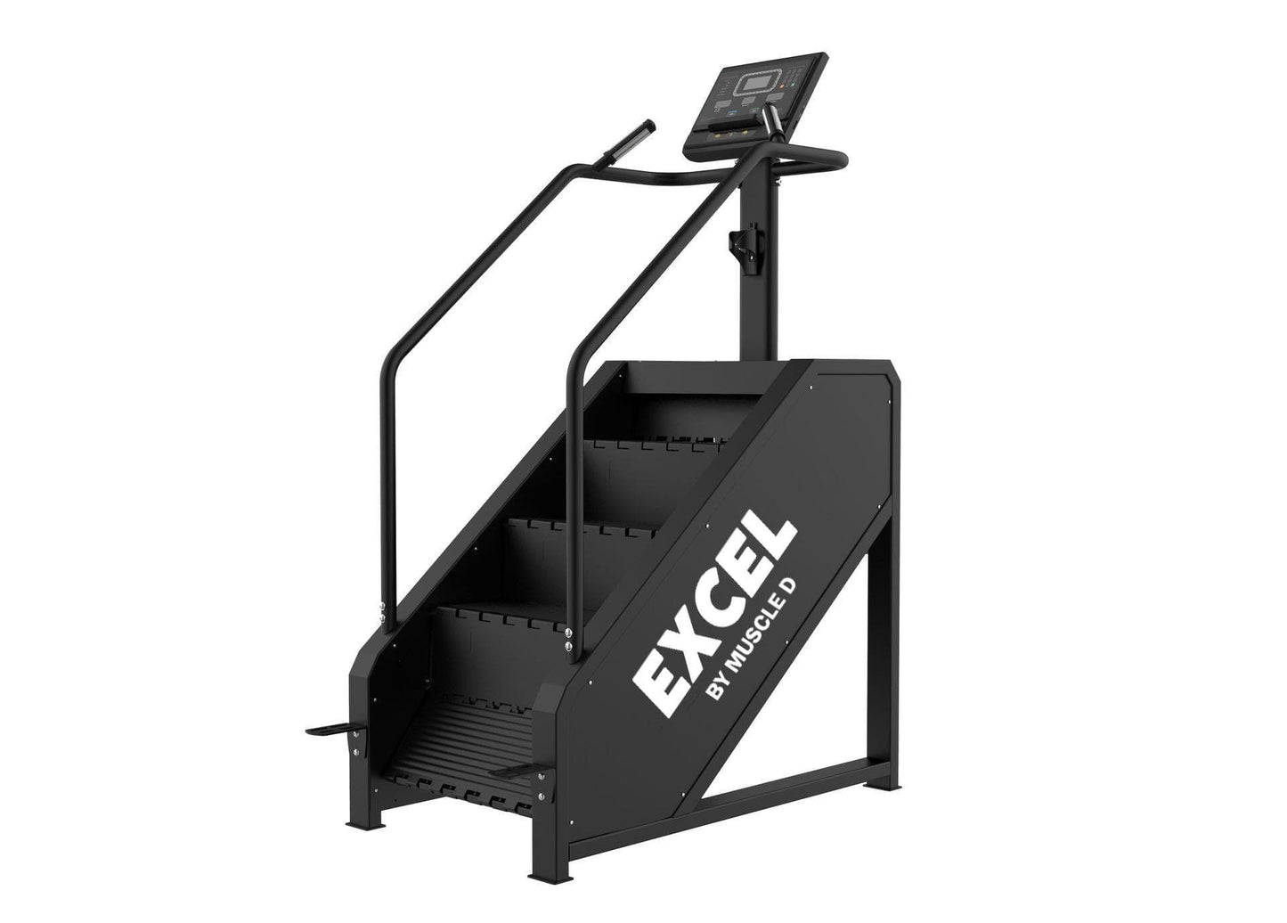 Light Commercial Stair Climber Stepmill LED Display Heart Rate Monitor Heavy Duty Chain Drive - Grit Grind Strength