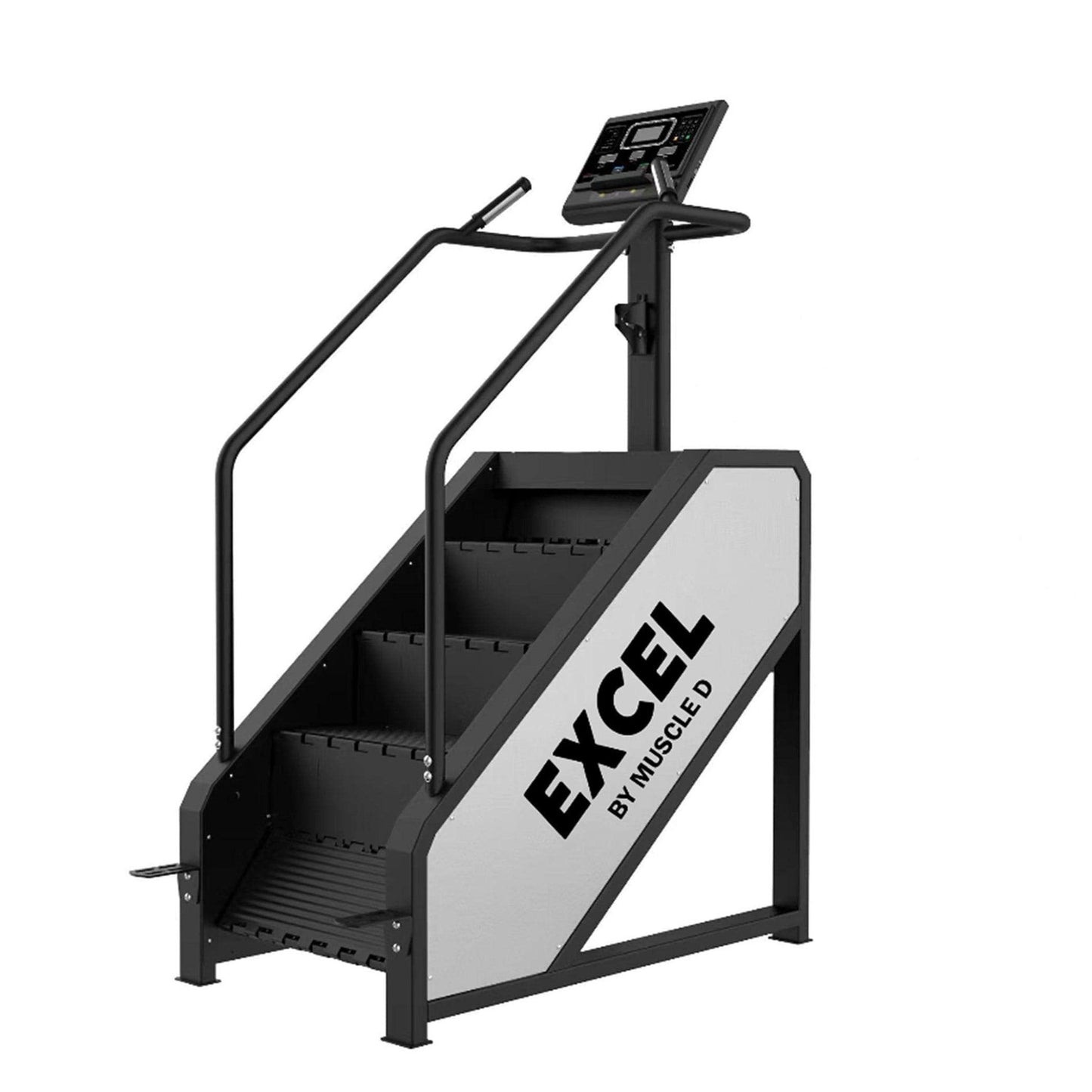 Light Commercial Stair Climber Stepmill LED Display Heart Rate Monitor Heavy Duty Chain Drive - Grit Grind Strength