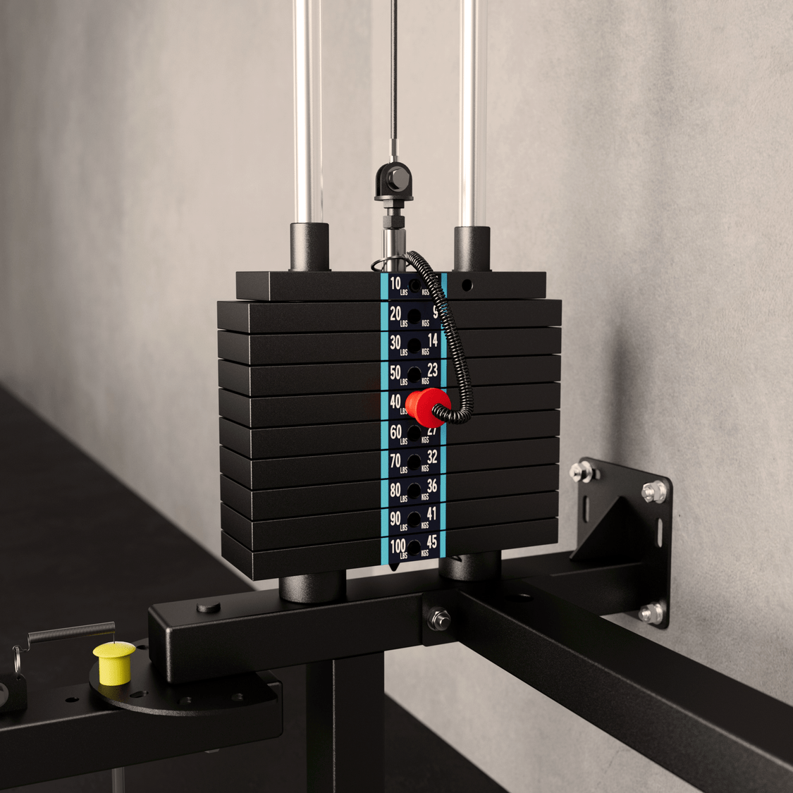 Lightning F35 Pro Wall Mounted Folding Power Rack All - In - One Home Gym - Grit Grind Strength