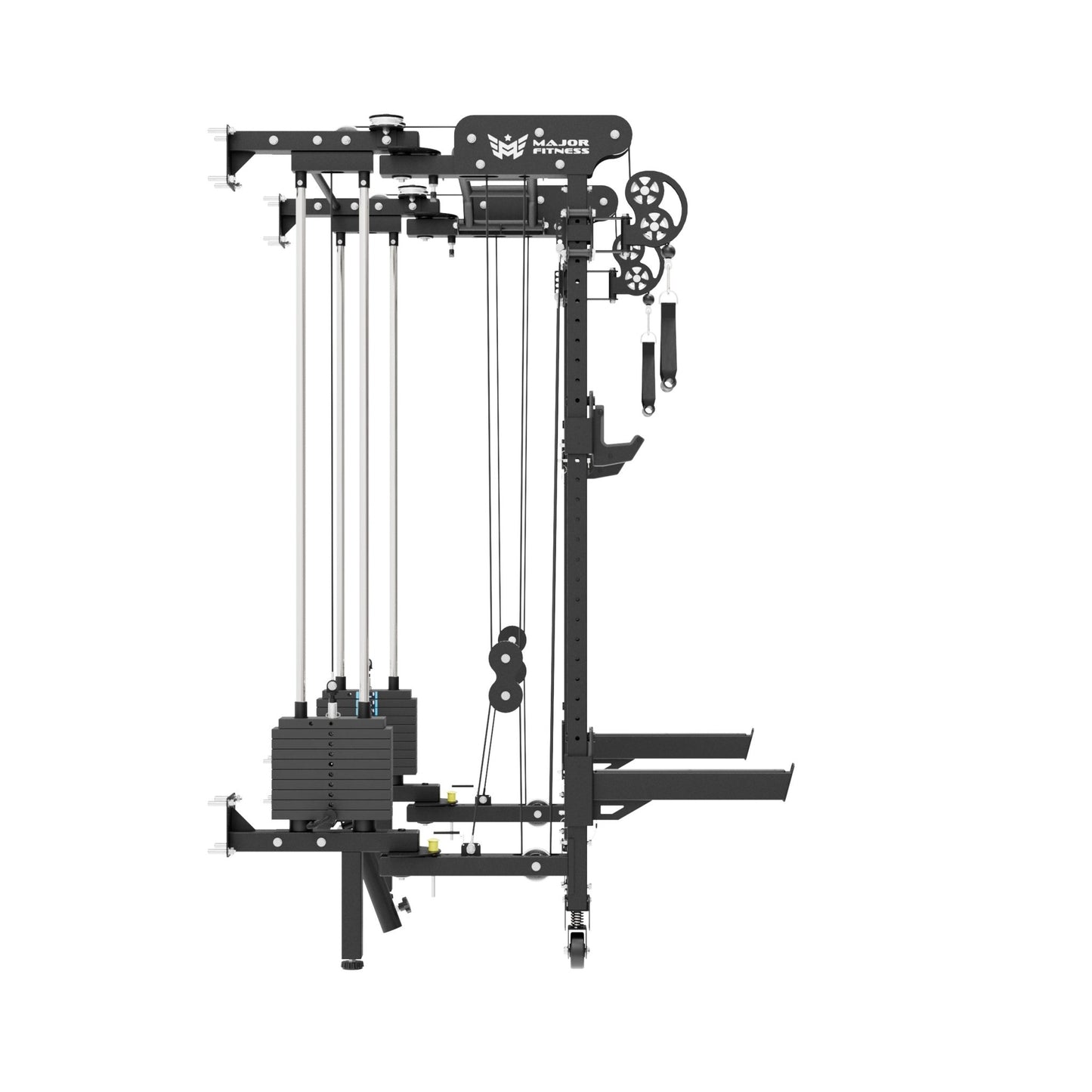 Lightning F35 Pro Wall Mounted Folding Power Rack All - In - One Home Gym - Grit Grind Strength