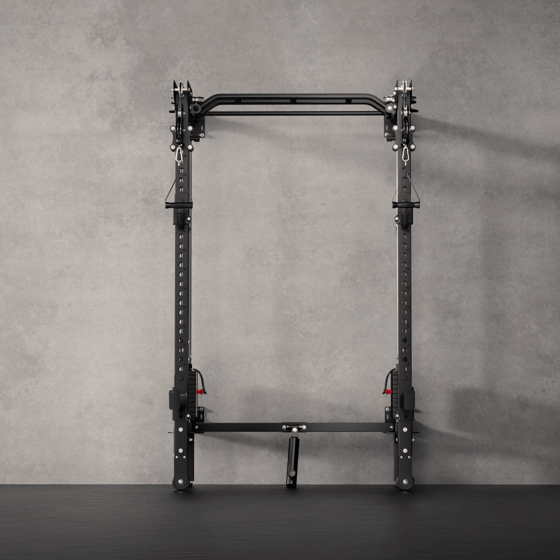 Lightning F35 Pro Wall Mounted Folding Power Rack All - In - One Home Gym - Grit Grind Strength