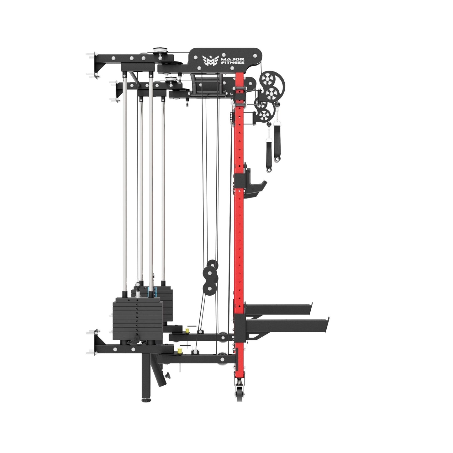 Lightning F35 Pro Wall Mounted Folding Power Rack All - In - One Home Gym - Grit Grind Strength