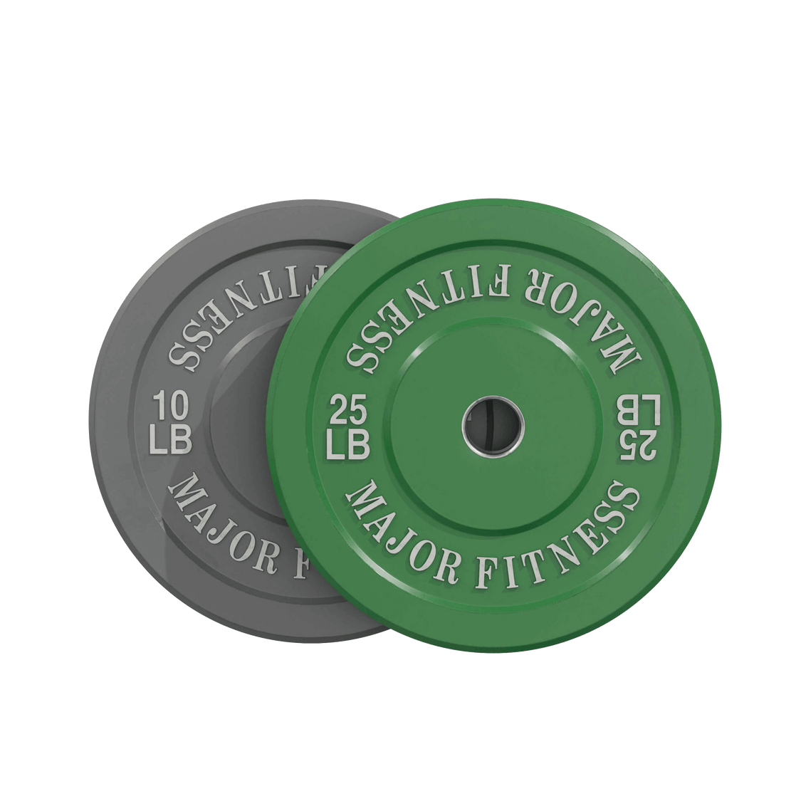 Major Fitness Low Bounce Bumper Plates Olympic Weight Plates Set - Grit Grind Strength