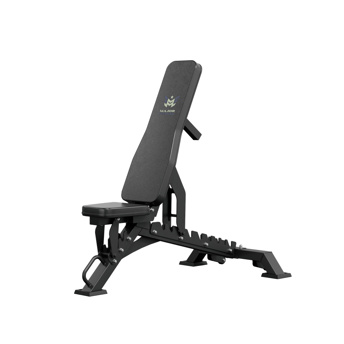 Major Fitness PLT01 Adjustable Bench | 1300 lb Capacity Weight Bench - Grit Grind Strength