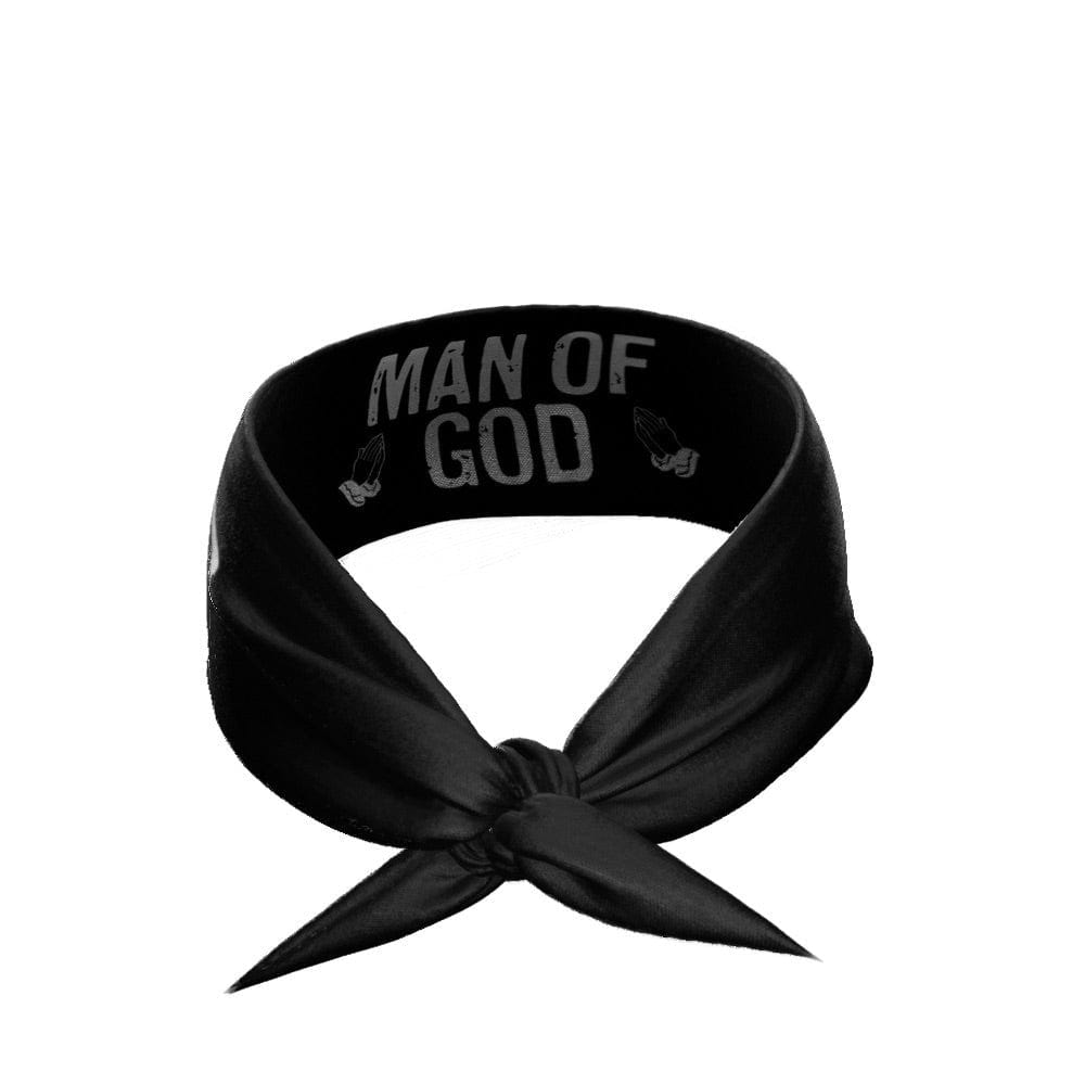 Man of God Tie Headband - Grit Grind Strength