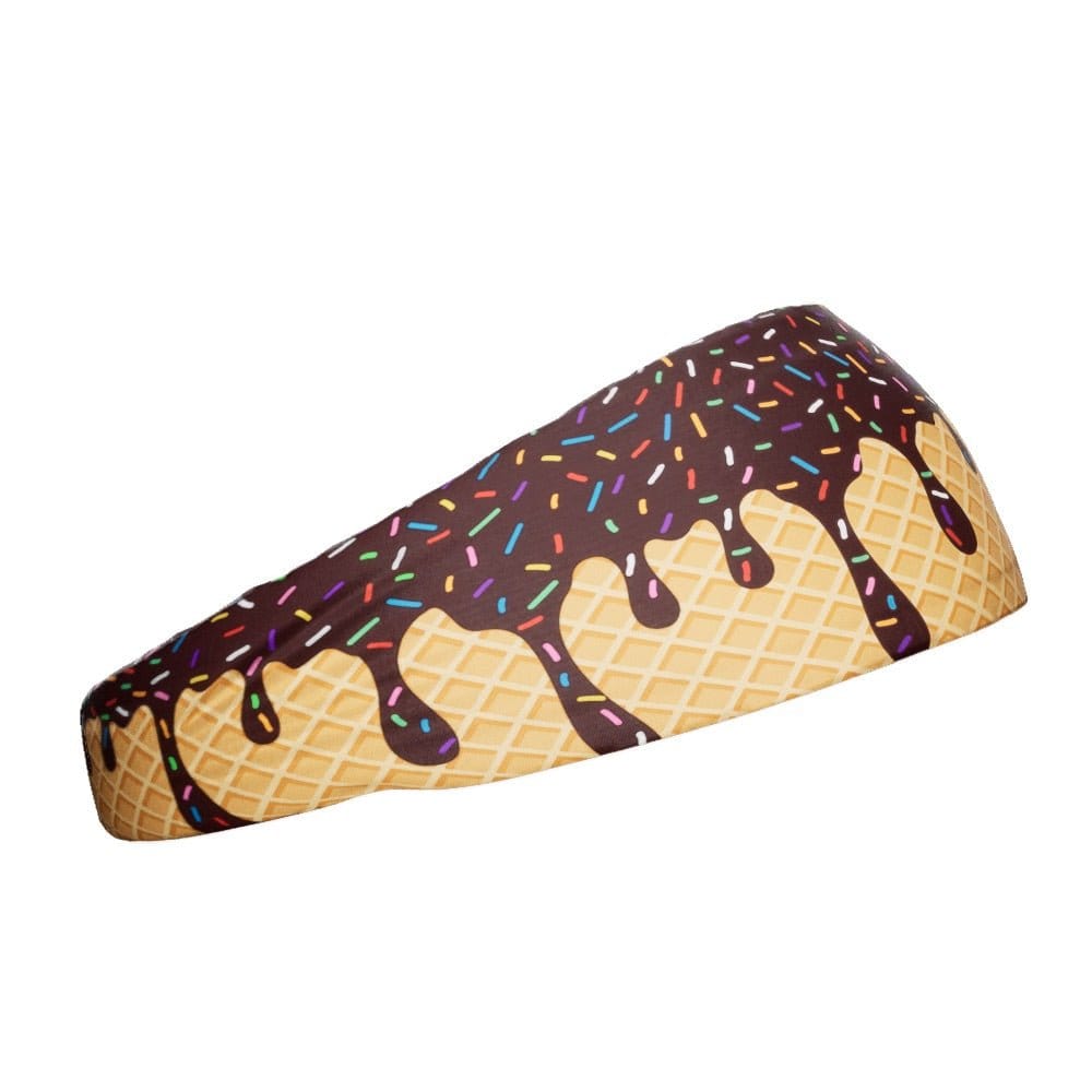 Maroon Ice Cream Headband - Grit Grind Strength
