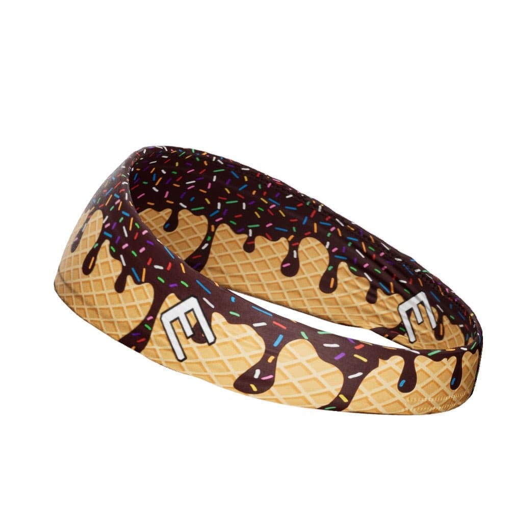 Maroon Ice Cream Headband - Grit Grind Strength