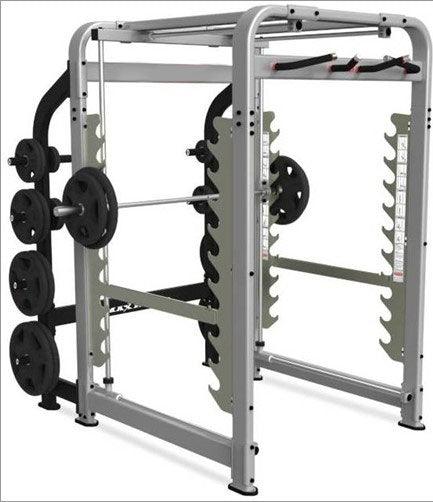MAX Rack - NEW - Muscle D Fitness - Plate Load Multi - Dimensional Smith Machine - Weight Storage Pegs Included - Fnctional Chin Bar - Grit Grind Strength