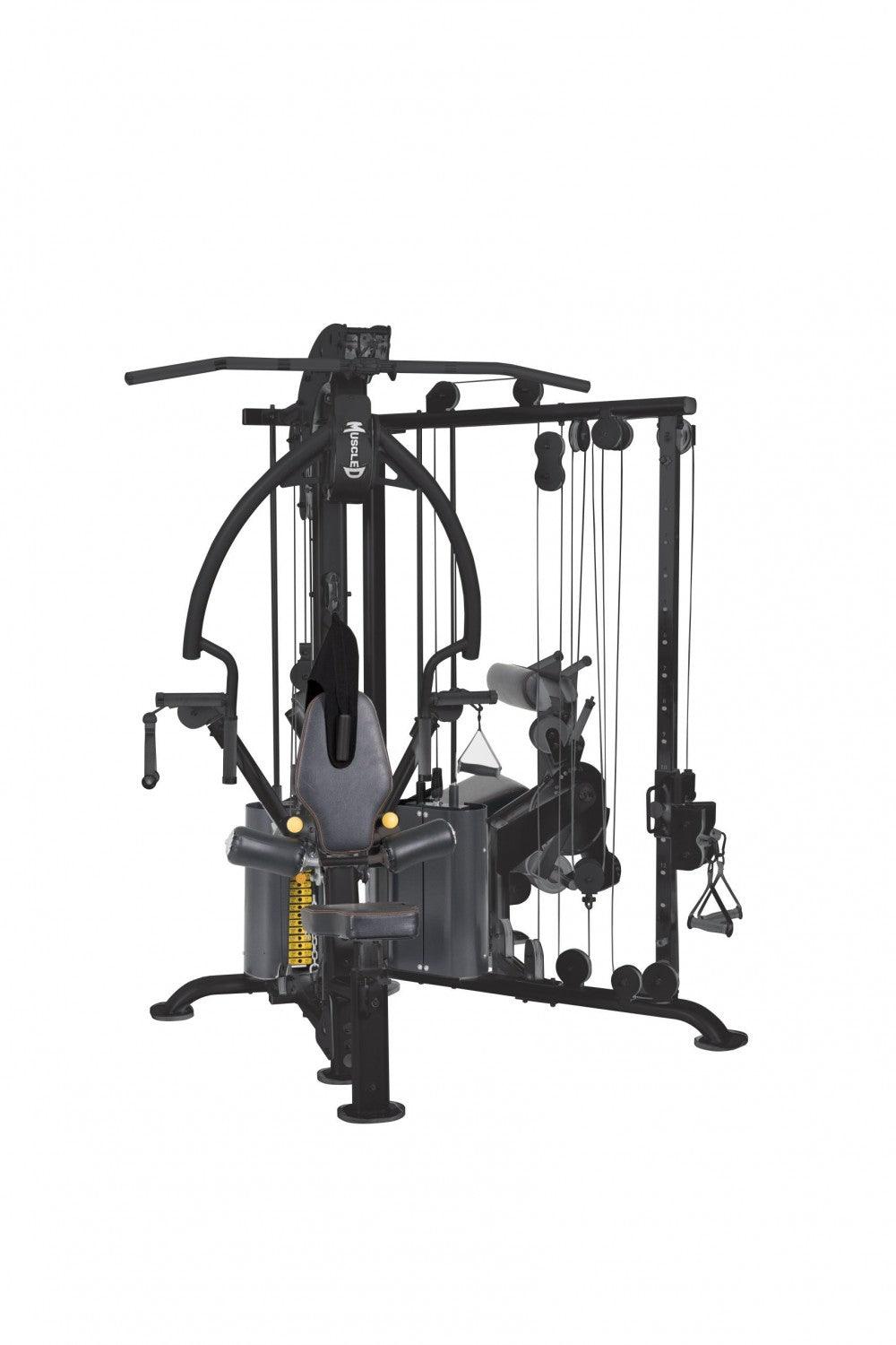 Megatron Corner Gym - Muscle D Fitness - Leg Extension/Leg Curl - Cable Fly - Functional Column - Chest Press - Seated Row - Lat Pulldown - Grit Grind Strength