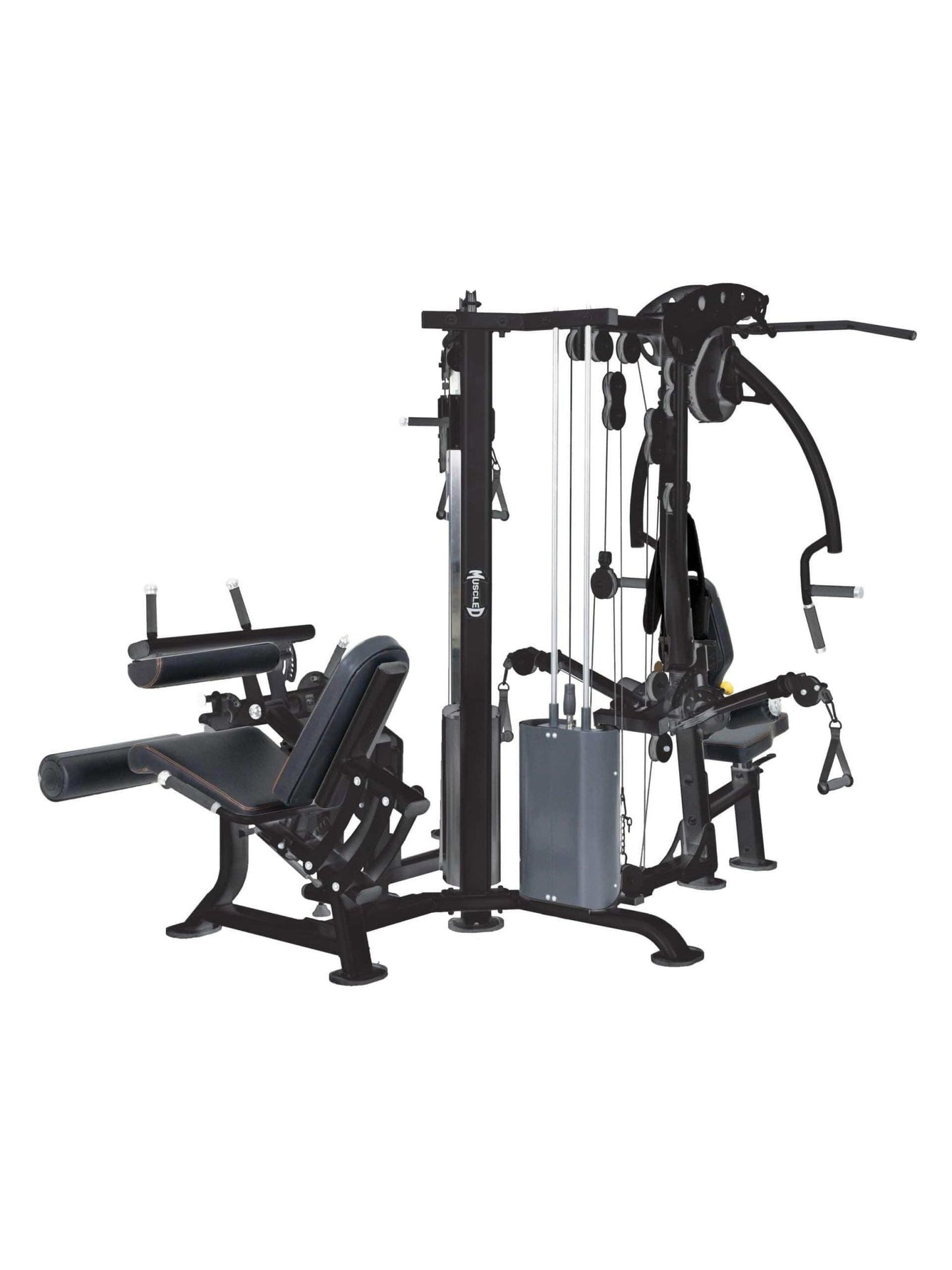 Megatron Corner Gym - Muscle D Fitness - Leg Extension/Leg Curl - Cable Fly - Functional Column - Chest Press - Seated Row - Lat Pulldown - Grit Grind Strength