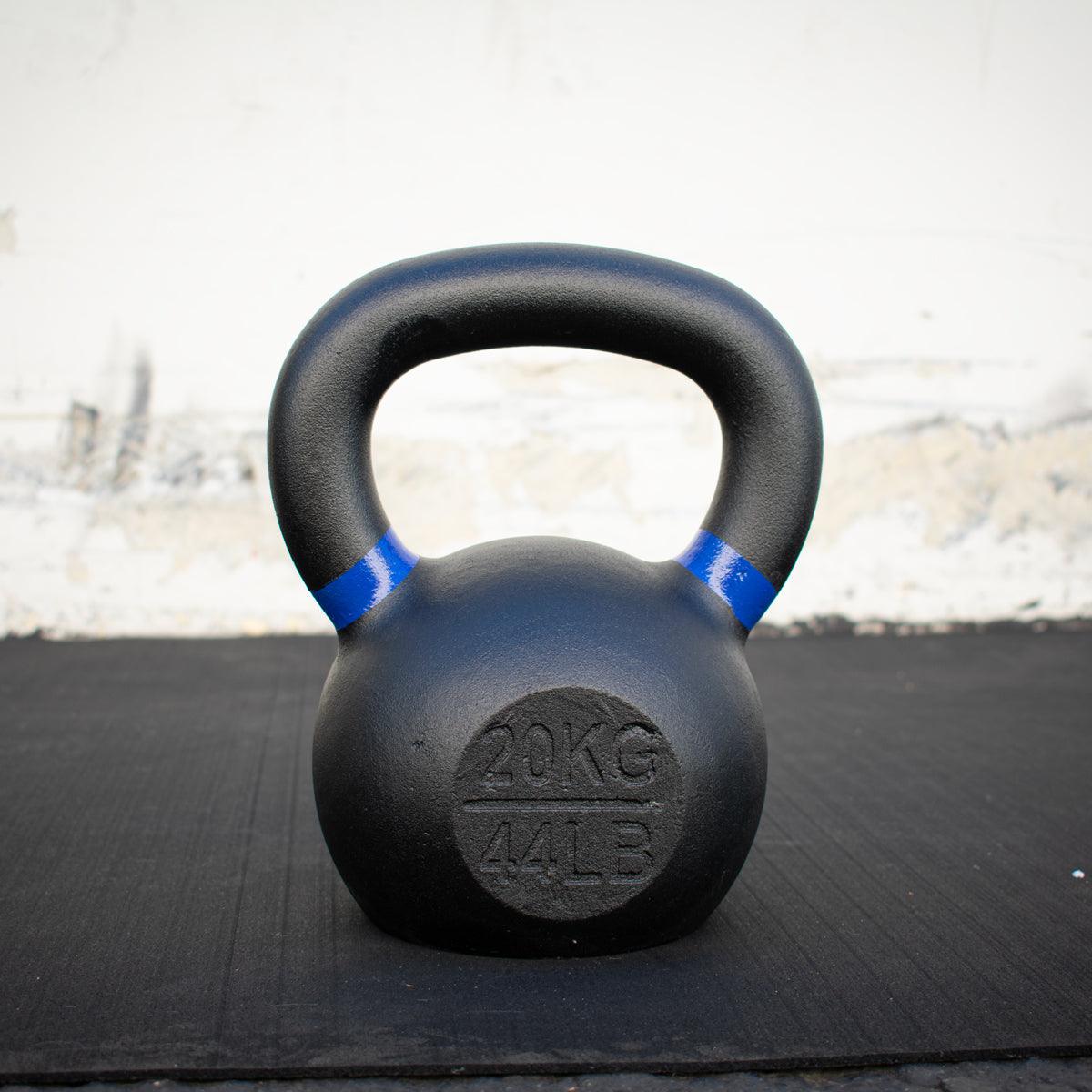 Muscle D Cast Kettlebells - Muscle D Fitness - Quality Handle Design - Heavy Duty Coating - Grit Grind Strength