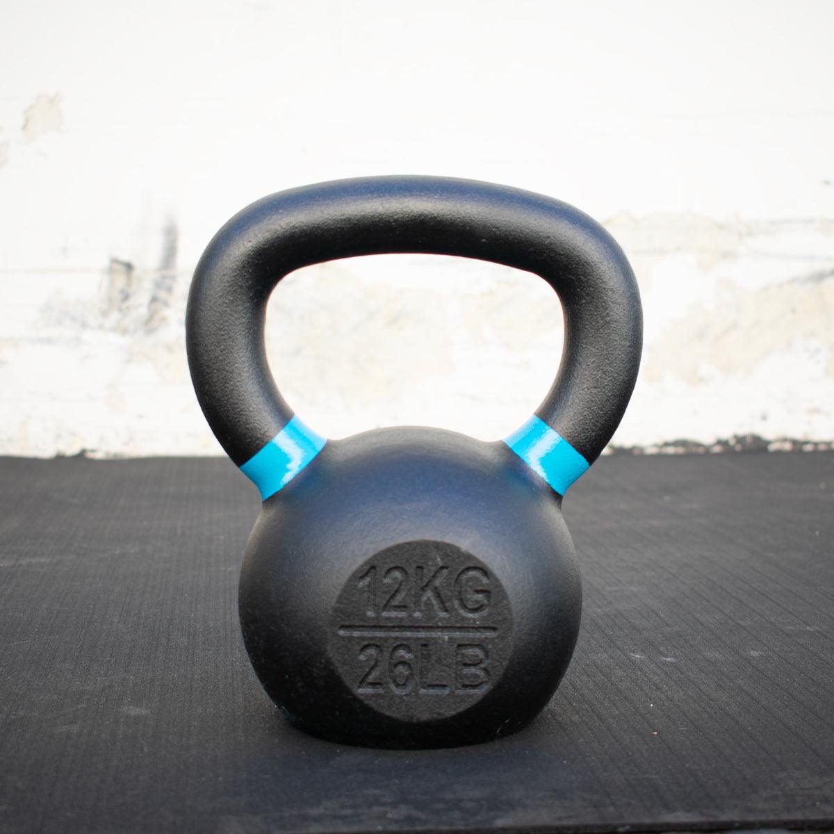 Muscle D Cast Kettlebells - Muscle D Fitness - Quality Handle Design - Heavy Duty Coating - Grit Grind Strength