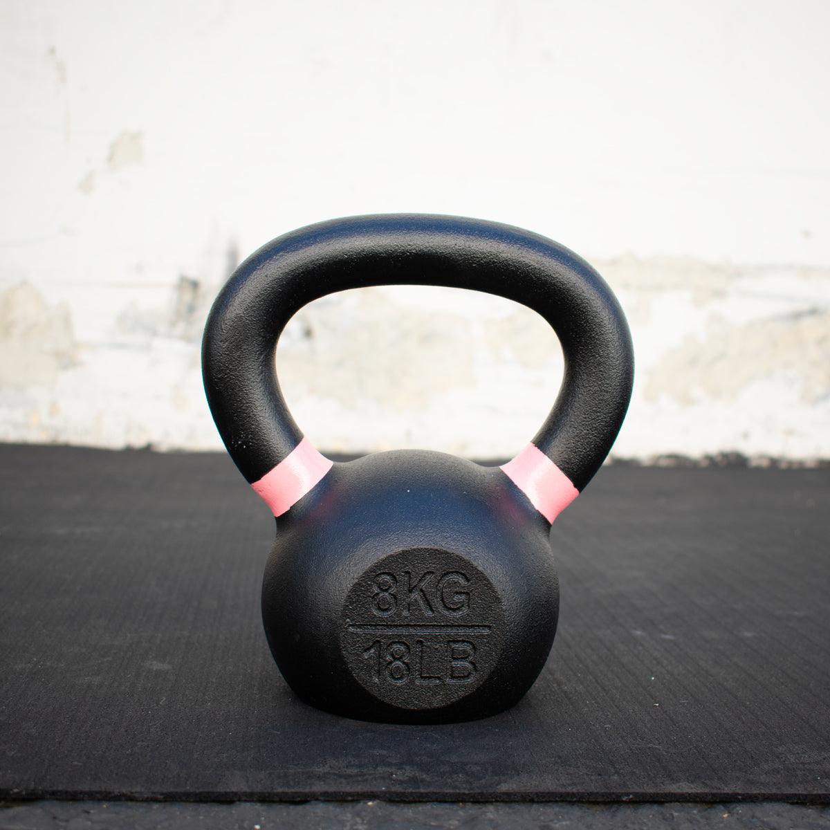 Muscle D Cast Kettlebells - Muscle D Fitness - Quality Handle Design - Heavy Duty Coating - Grit Grind Strength