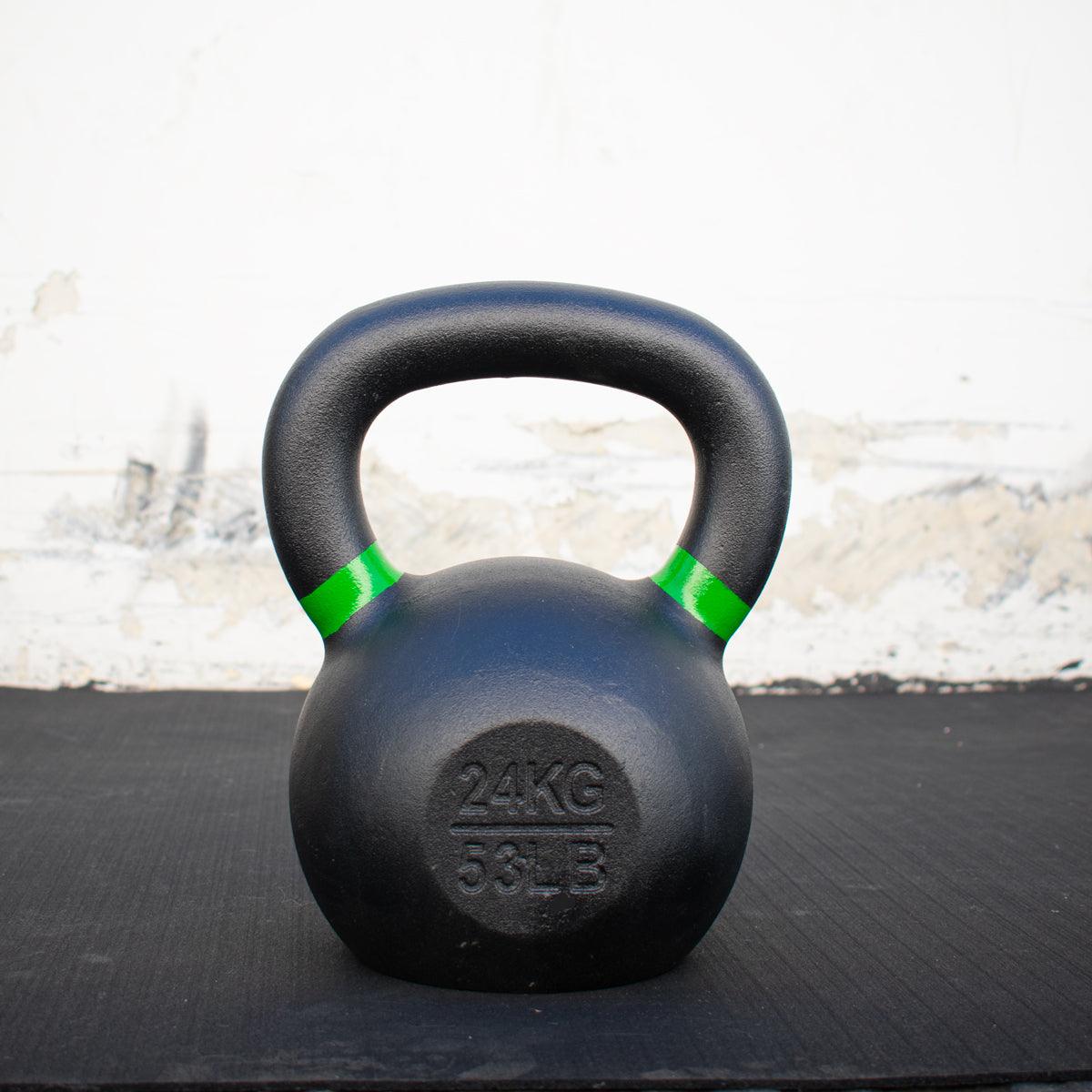 Muscle D Cast Kettlebells - Muscle D Fitness - Quality Handle Design - Heavy Duty Coating - Grit Grind Strength