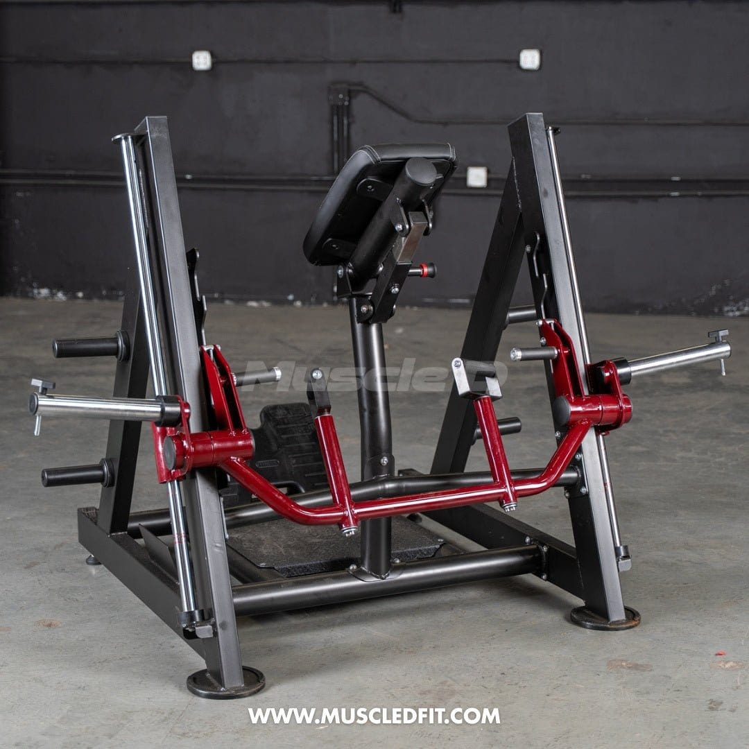 Muscle D Fitness Plate Loaded Power Leverage V2 Chest Supported Linear Bearing Row