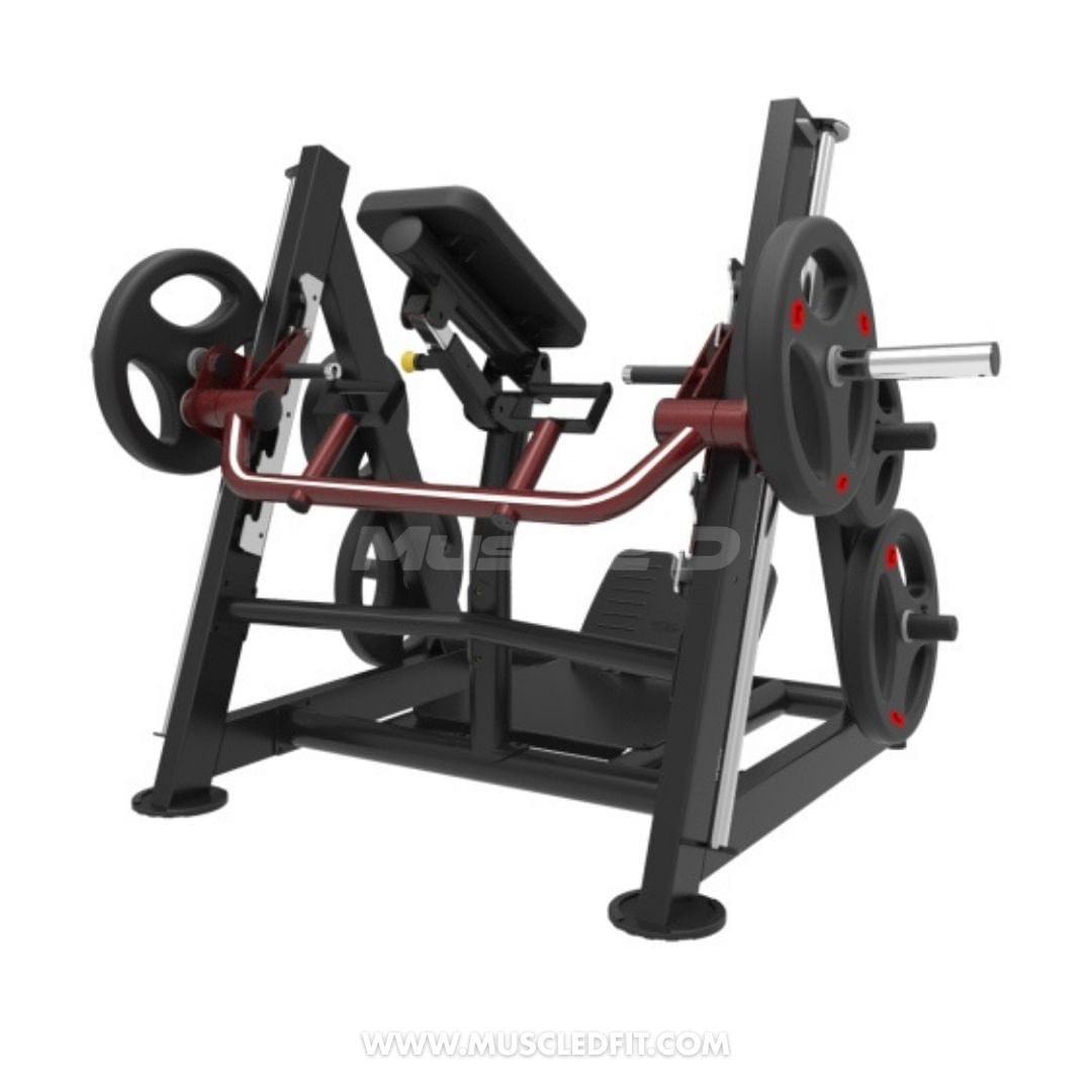 Muscle D Fitness Plate Loaded Power Leverage V2 Chest Supported Linear Bearing Row