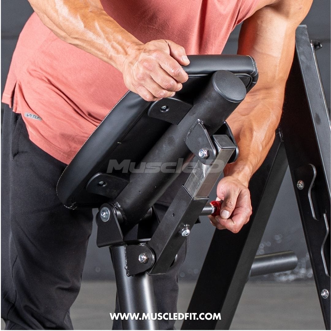 Muscle D Fitness Plate Loaded Power Leverage V2 Chest Supported Linear Bearing Row