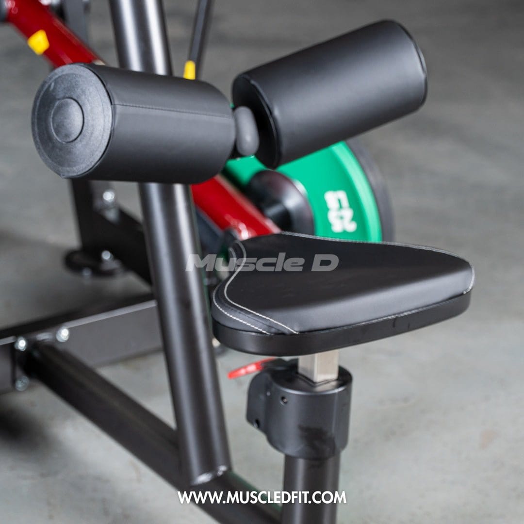 Muscle D Fitness Plate Loaded Power Leverage V2 Rotary Lat Pulldown – Iso-Lateral Commercial Gym Machine