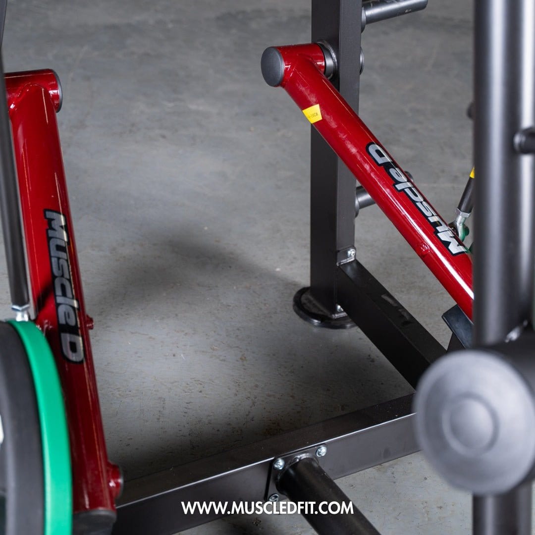 Muscle D Fitness Plate Loaded Power Leverage V2 Rotary Lat Pulldown – Iso-Lateral Commercial Gym Machine