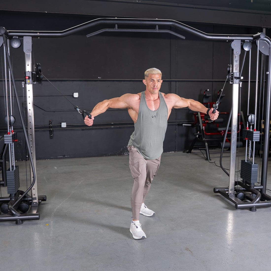 Muscle D Fitness Selectorized Vogue Cable Crossover - Muscle D Fitness - Pin Selectorized - Chest Back Combo Workouts