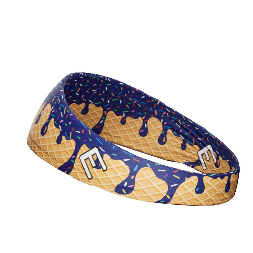Navy Ice Cream Headband - Grit Grind Strength