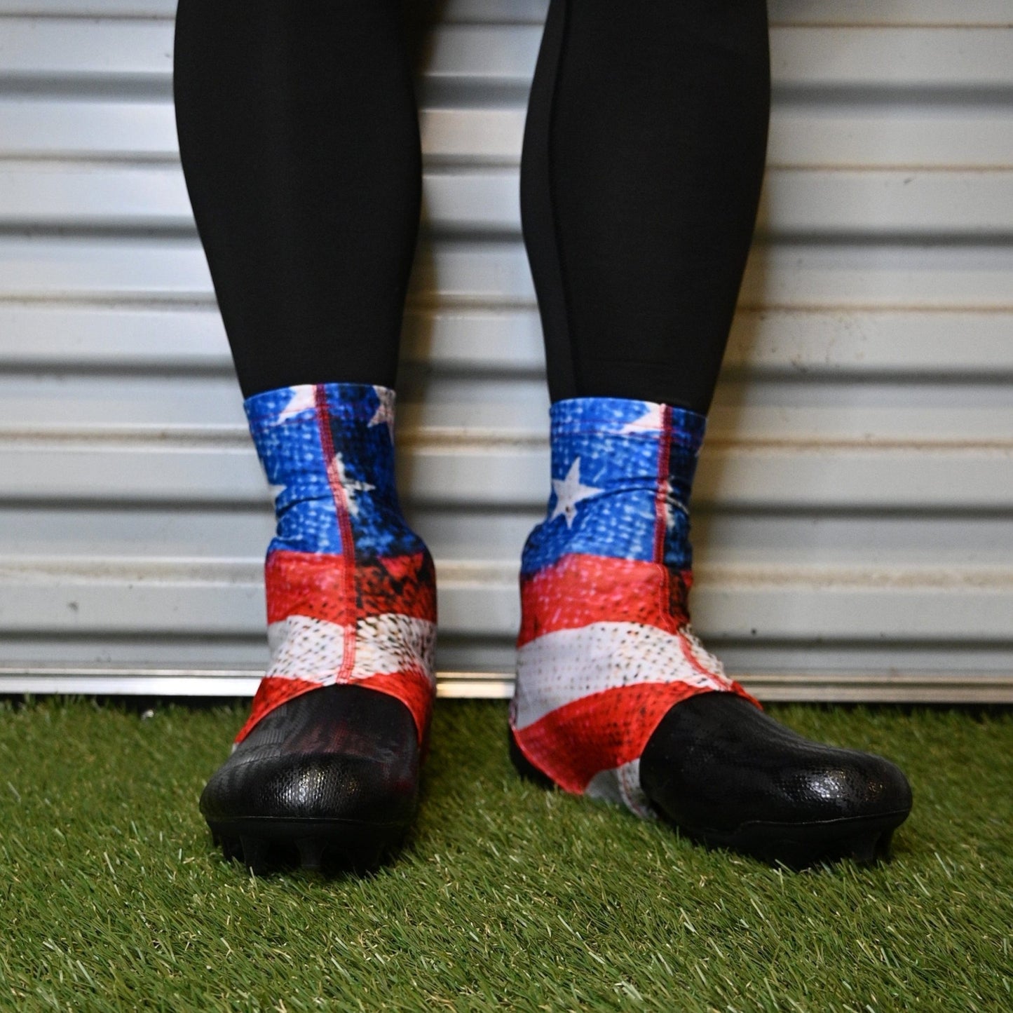 Old Glory Cleat Covers (Spats) - Grit Grind Strength