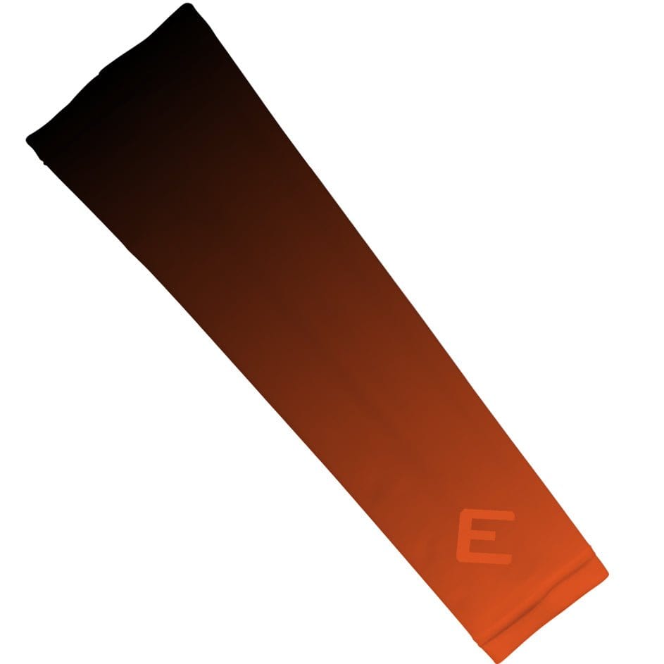 Orange Faded Arm Sleeve - Grit Grind Strength