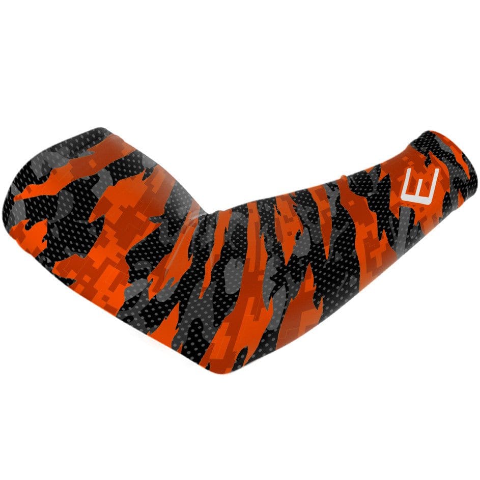 Orange Fierce Arm Sleeve - Grit Grind Strength