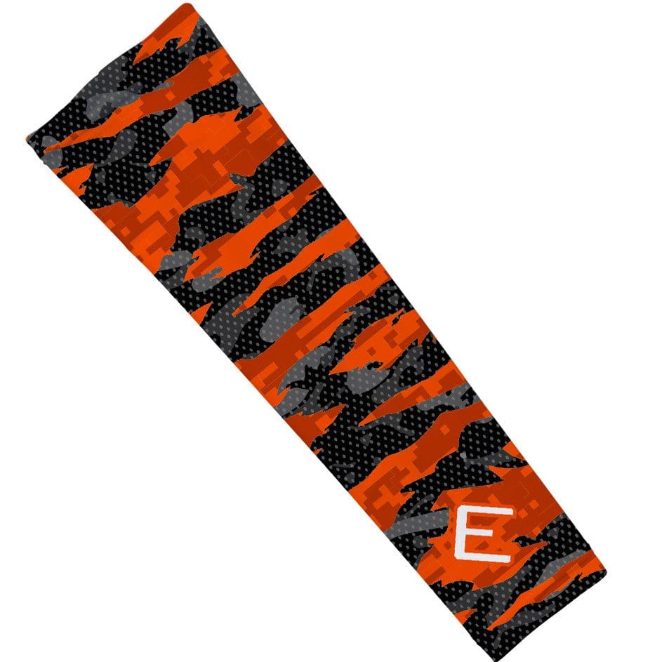 Orange Fierce Arm Sleeve - Grit Grind Strength