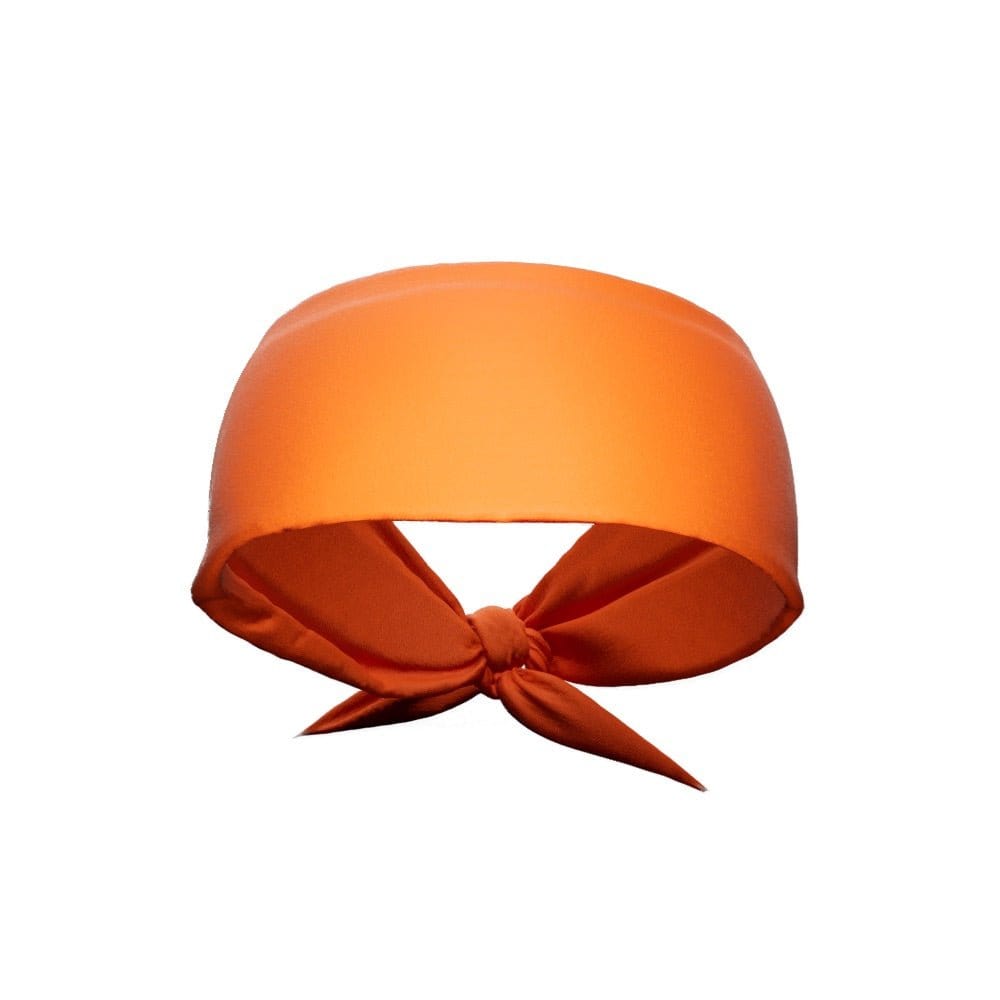 Orange Tie Headband - Grit Grind Strength