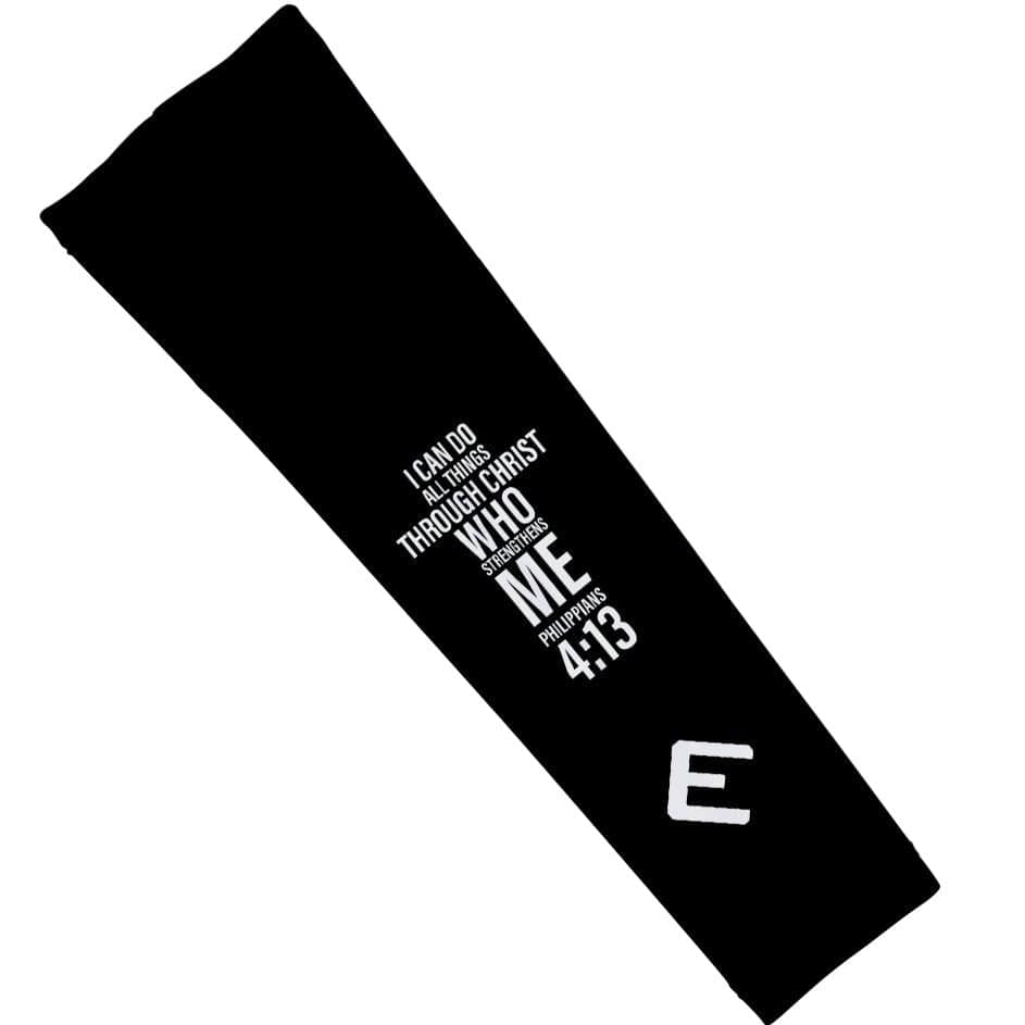 Philippians 4:13 Cross Arm Sleeve - Grit Grind Strength