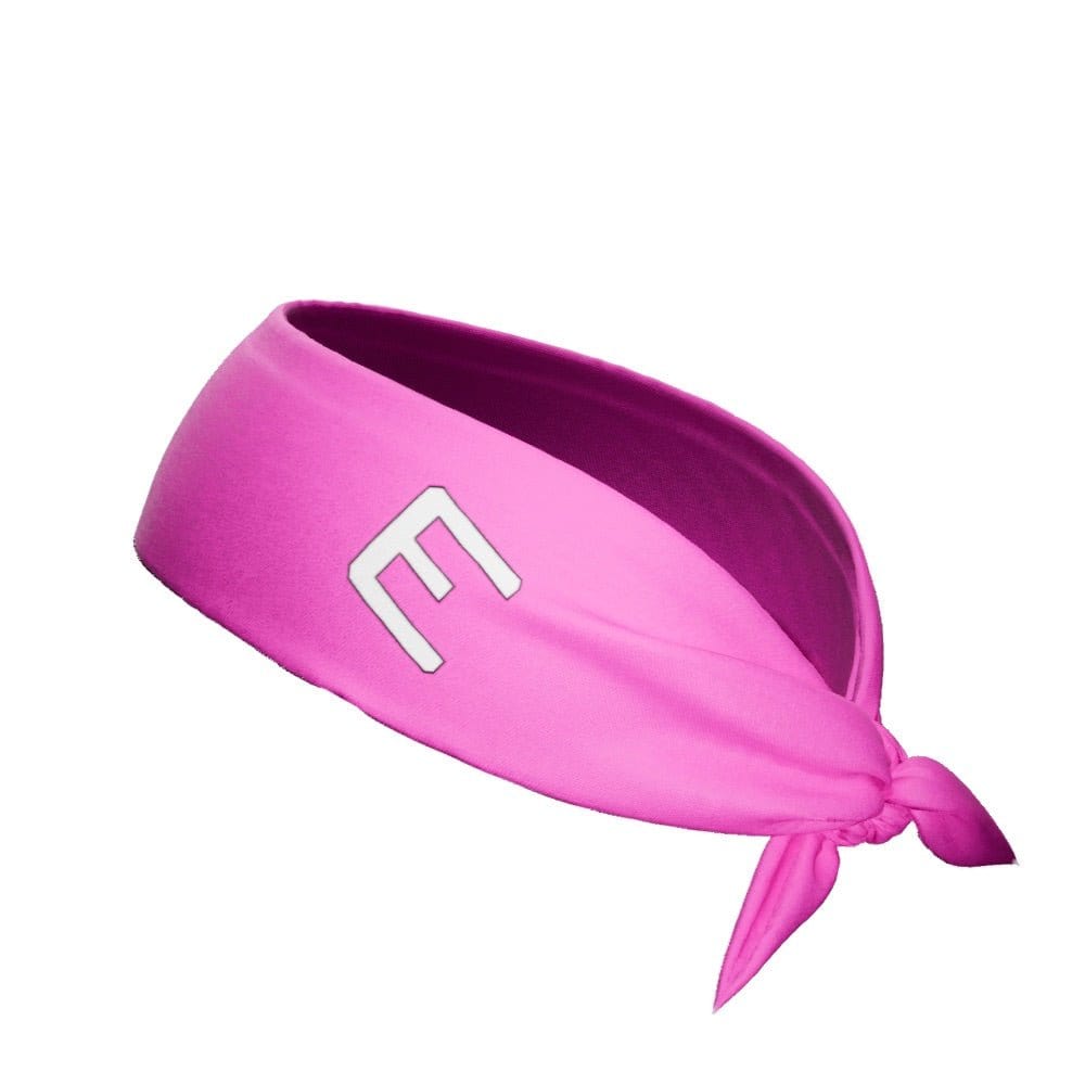Pink Tie Headband - Grit Grind Strength