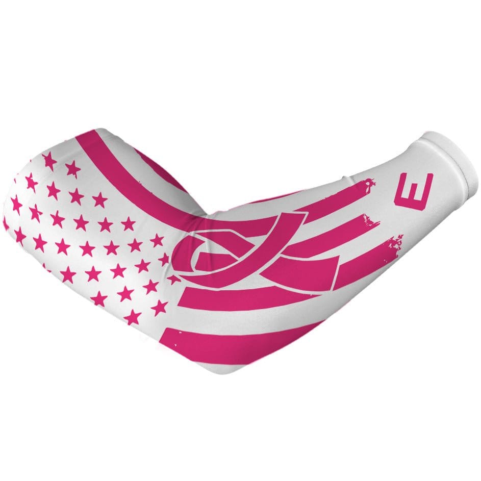 Pink USA Flag Arm Sleeve - Grit Grind Strength