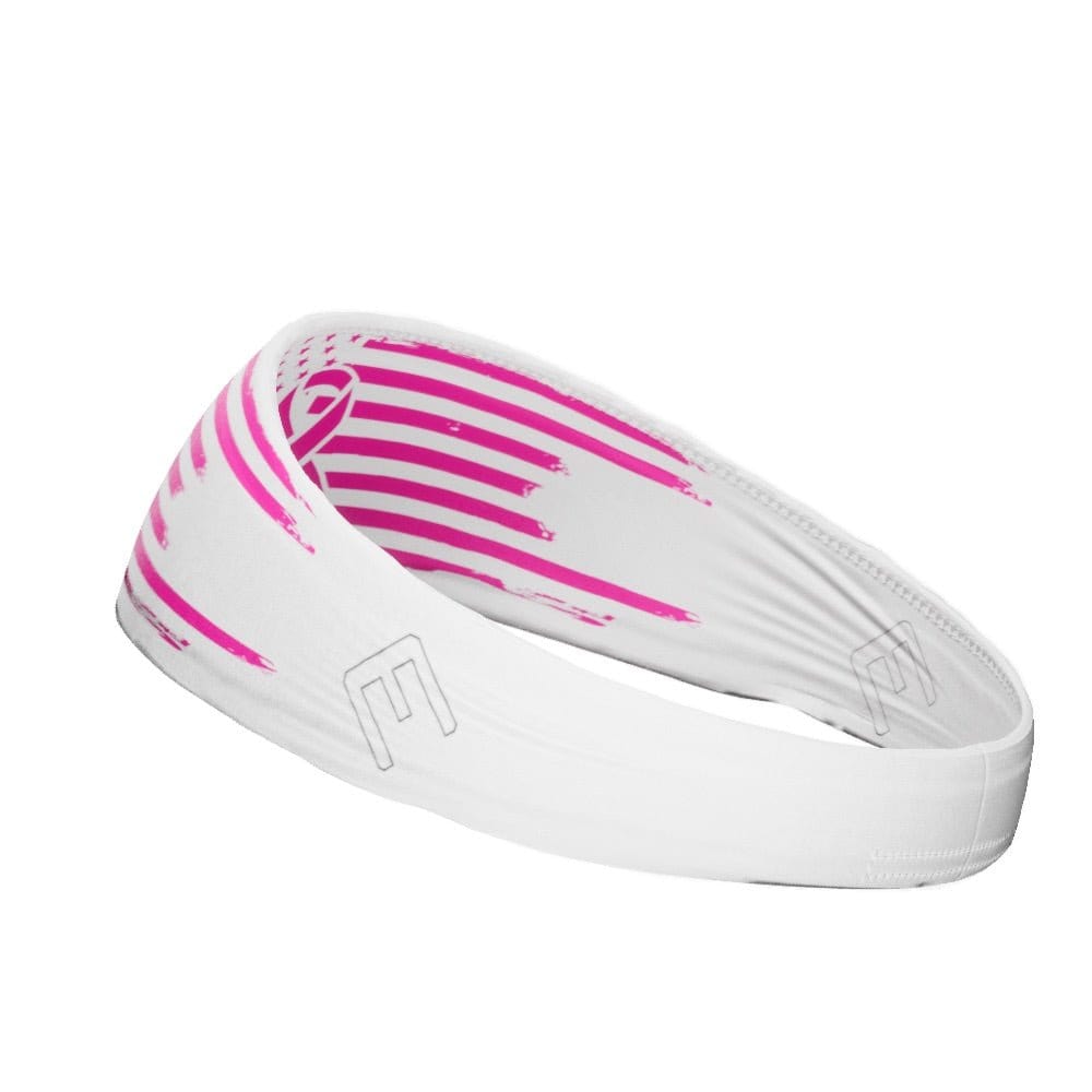 Pink USA Flag Headband - Grit Grind Strength